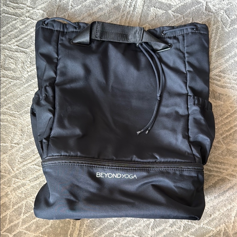 Beyond Yoga Sleek Black Backpack